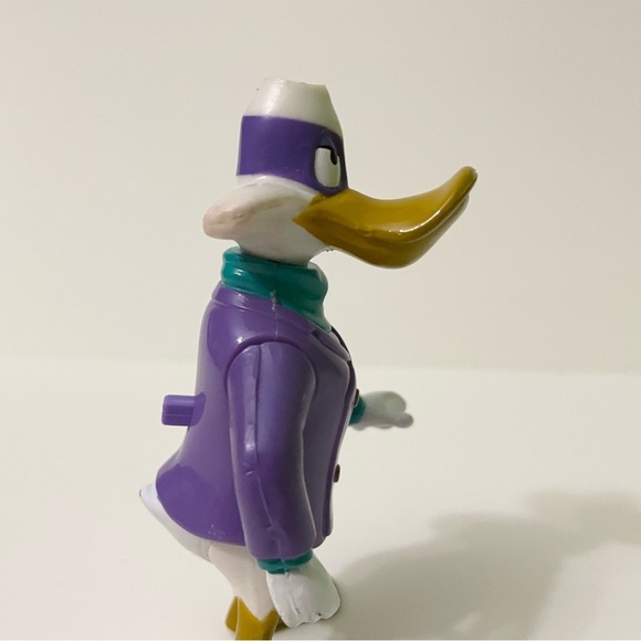 Vintage 1991 Darkwing Duck 4” Figure Disney Ducktales Playmates No Hat - Picture 10 of 16
